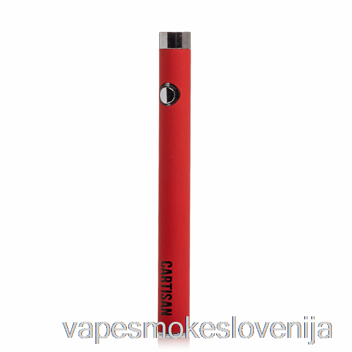 Vape Petrol Cartisan Slim Button 280 510 Baterija Rdeča